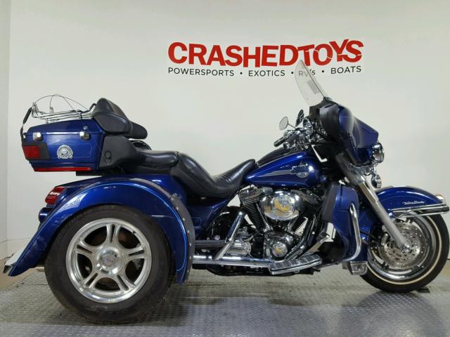 1HD1FCW136Y621942 - 2006 HARLEY-DAVIDSON FLHTCUI BLUE photo 1