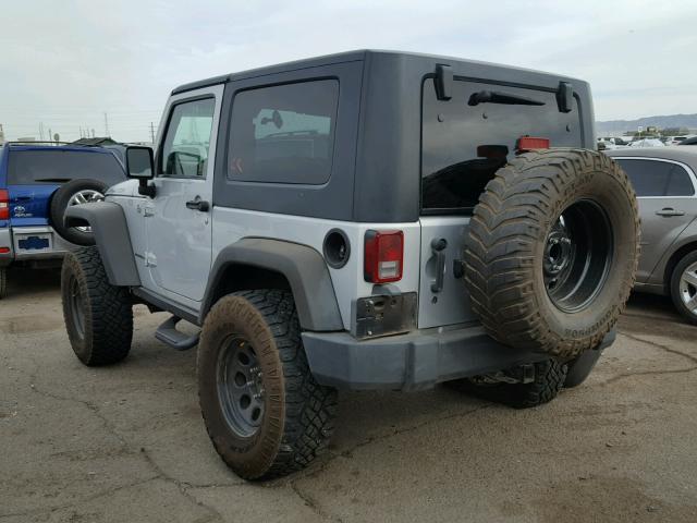 1J4GA64158L614614 - 2008 JEEP WRANGLER R GRAY photo 3