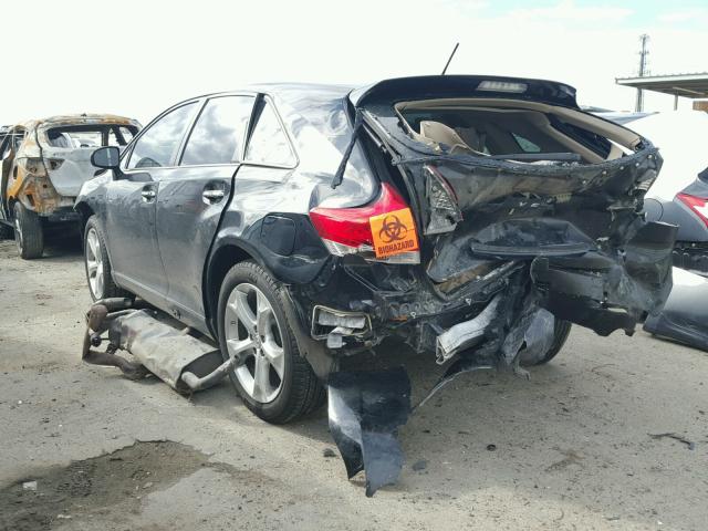 4T3BK11A39U004892 - 2009 TOYOTA VENZA BASE BLACK photo 3