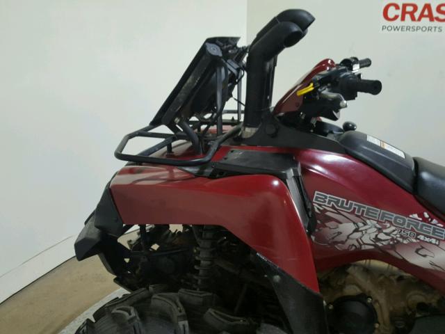 JKAVFDD14AB519552 - 2010 KAWASAKI KVF750 E MAROON photo 16