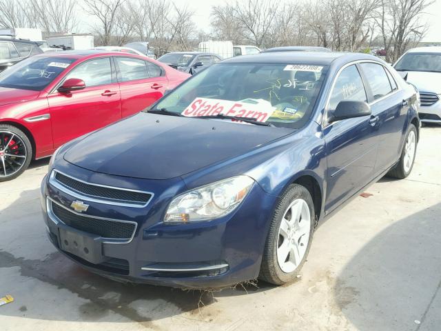 1G1ZG57B59F209020 - 2009 CHEVROLET MALIBU LS ლურჯი ფოტო 2