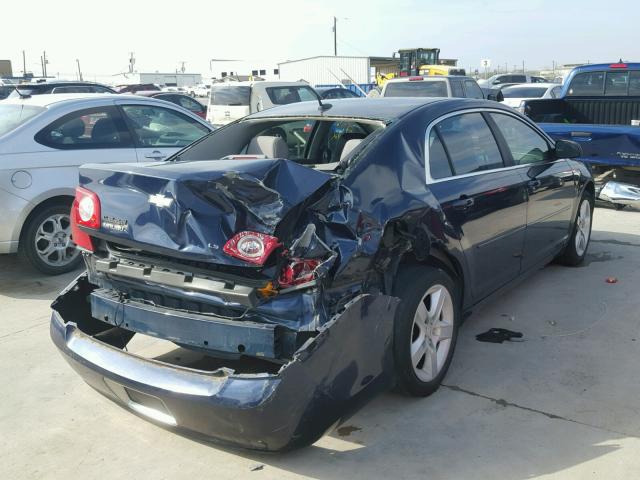 1G1ZG57B59F209020 - 2009 CHEVROLET MALIBU LS ლურჯი ფოტო 4