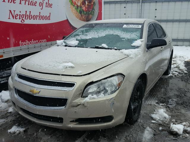 1G1ZA5EU3BF205611 - 2011 CHEVROLET MALIBU LS GOLD photo 2