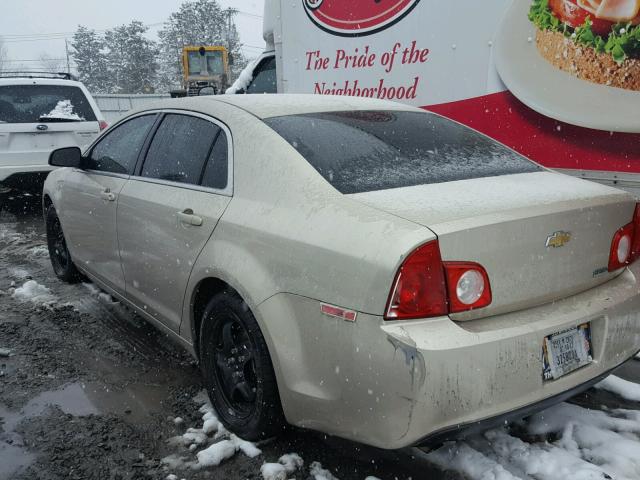 1G1ZA5EU3BF205611 - 2011 CHEVROLET MALIBU LS GOLD photo 3