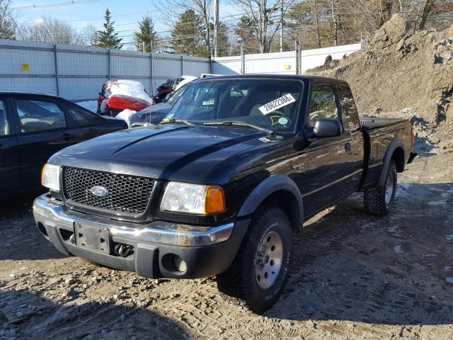 1FTZR45E93PB81300 - 2003 FORD RANGER SUP BLACK photo 2