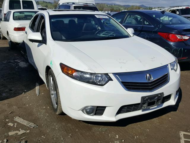 JH4CU2F47CC010713 - 2012 ACURA TSX WHITE photo 1