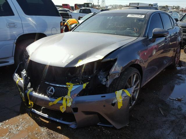 JTHCE1BL9D5004535 - 2013 LEXUS GS 350 GRAY photo 2