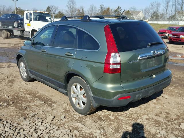 JHLRE48727C026385 - 2007 HONDA CR-V EXL GREEN photo 3