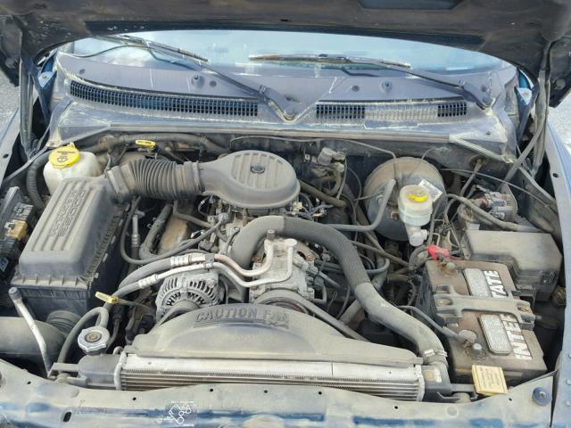 1B7GG22Y8XS273873 - 1999 DODGE DAKOTA BLUE photo 7