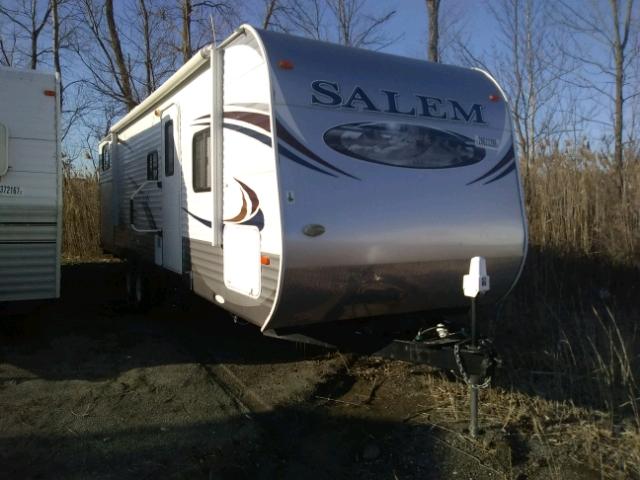 4X4TSMF23CA305086 - 2012 SALM CAMPER WHITE photo 1