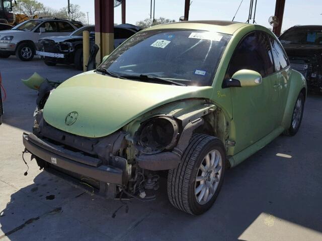 3VWCR31C25M400852 - 2005 VOLKSWAGEN NEW BEETLE GREEN photo 2