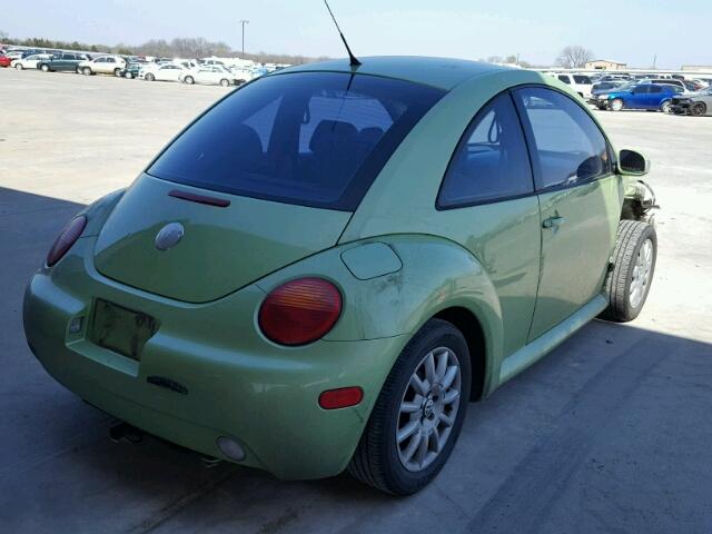 3VWCR31C25M400852 - 2005 VOLKSWAGEN NEW BEETLE 绿色 照片 4