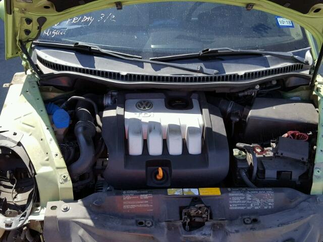 3VWCR31C25M400852 - 2005 VOLKSWAGEN NEW BEETLE 绿色 照片 7