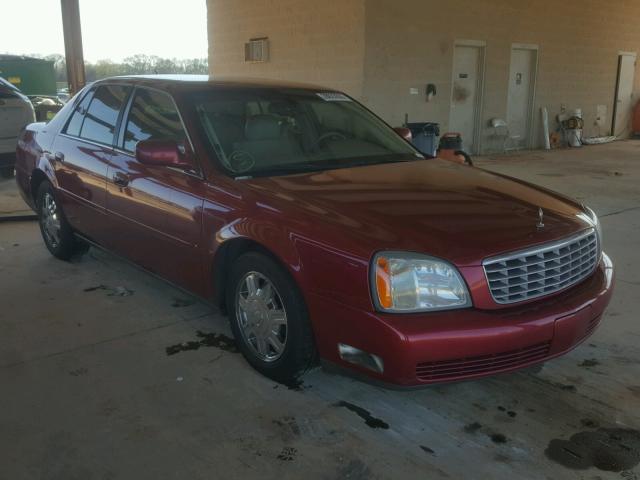 1G6KD57Y35U218474 - 2005 CADILLAC DEVILLE RED photo 1