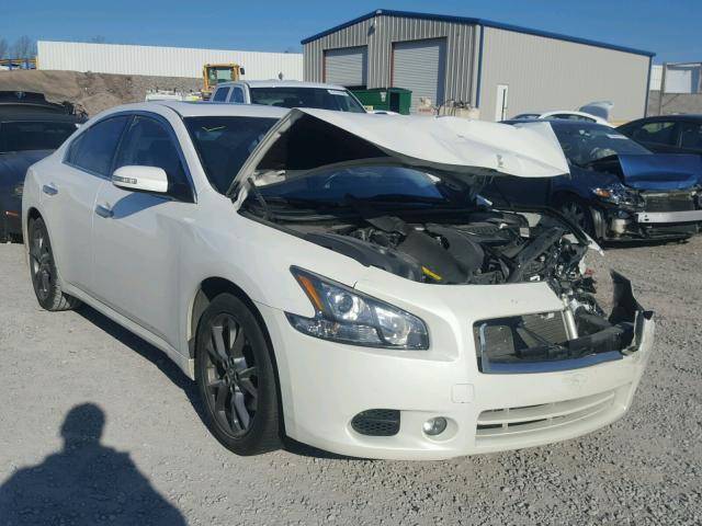 1N4AA5AP0EC477839 - 2014 NISSAN MAXIMA S WHITE photo 1