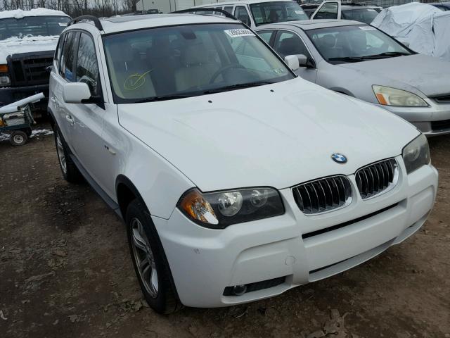 WBXPA93486WD25523 - 2006 BMW X3 3.0I WHITE photo 1