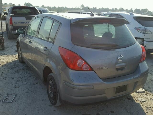 3N1BC13E49L499420 - 2009 NISSAN VERSA S SILVER photo 3