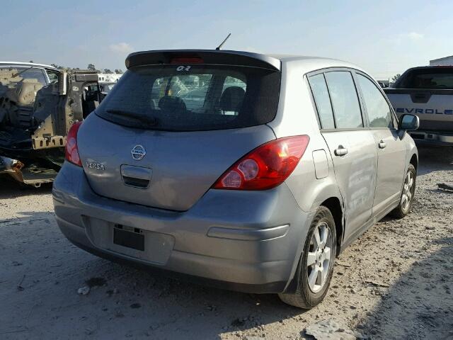 3N1BC13E49L499420 - 2009 NISSAN VERSA S SILVER photo 4