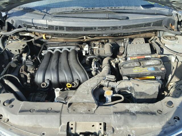 3N1BC13E49L499420 - 2009 NISSAN VERSA S SILVER photo 7