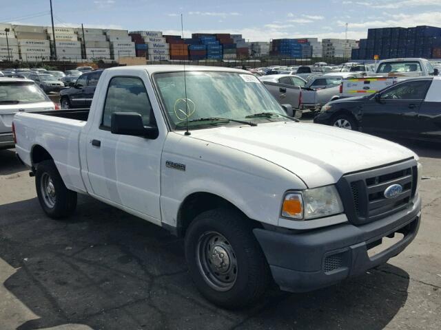 1FTYR10D86PA77958 - 2006 FORD RANGER WHITE photo 1