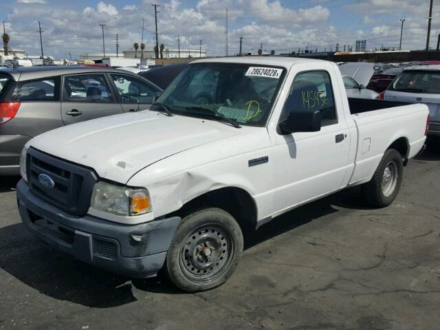 1FTYR10D86PA77958 - 2006 FORD RANGER WHITE photo 2