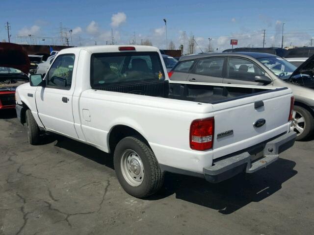 1FTYR10D86PA77958 - 2006 FORD RANGER WHITE photo 3