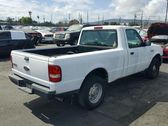 1FTYR10D86PA77958 - 2006 FORD RANGER WHITE photo 4