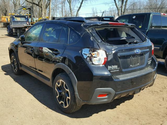 JF2GPABC1HH256573 - 2017 SUBARU CROSSTREK BLACK photo 3