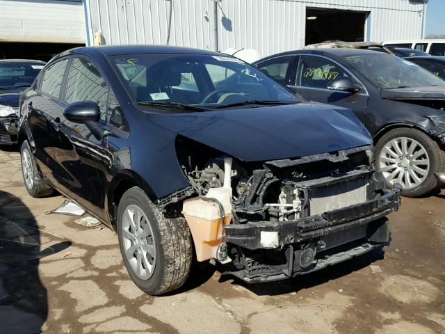 KNADM4A31E6394700 - 2014 KIA RIO LX Սև լուսանկար 1