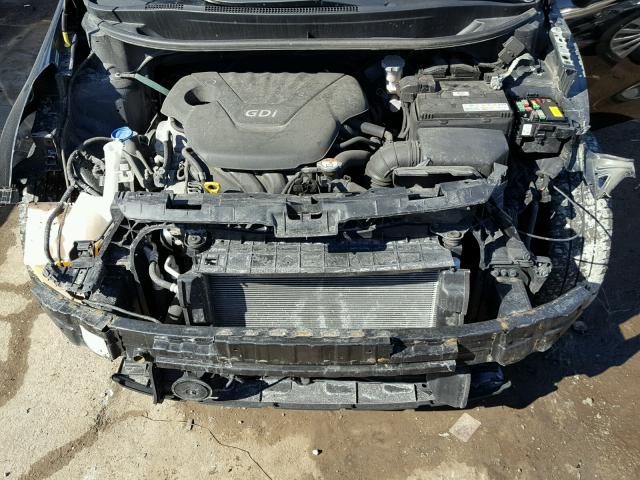KNADM4A31E6394700 - 2014 KIA RIO LX Սև լուսանկար 7