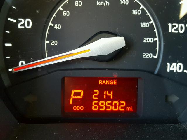 KNADM4A31E6394700 - 2014 KIA RIO LX Սև լուսանկար 8
