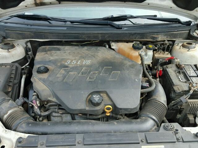 1G2ZA5EK5A4140992 - 2010 PONTIAC G6 WHITE photo 7