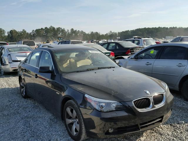 WBANA53525B857615 - 2005 BMW 525 I BLACK photo 1