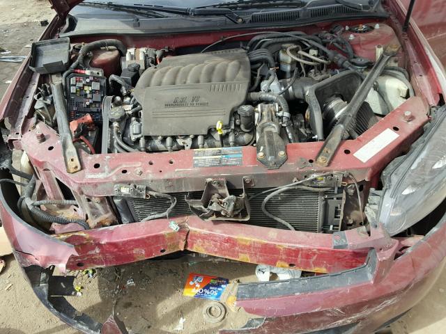 2G1WD58C069249741 - 2006 CHEVROLET IMPALA SUP 栗色 照片 7