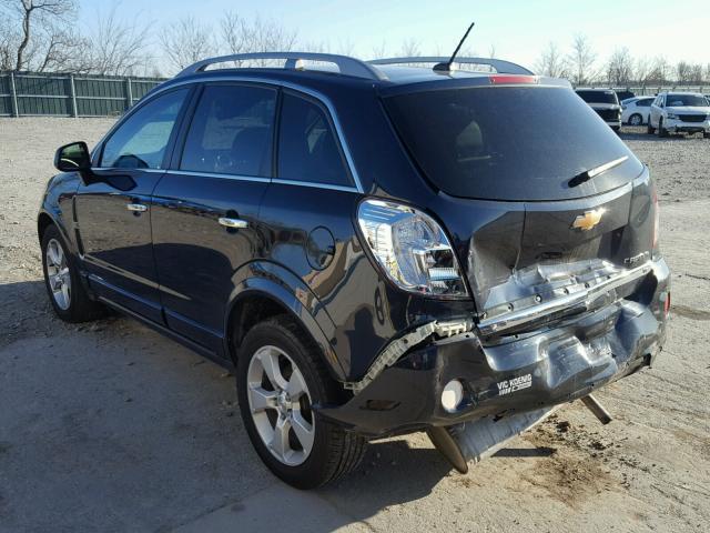 3GNAL3EK6ES669176 - 2014 CHEVROLET CAPTIVA LT BLUE photo 3