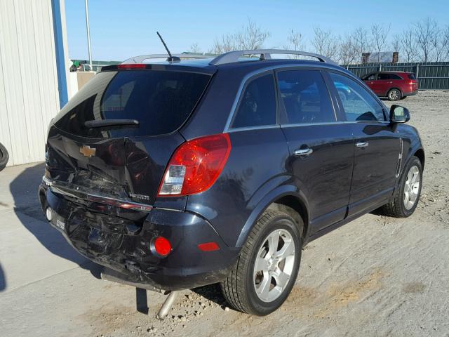 3GNAL3EK6ES669176 - 2014 CHEVROLET CAPTIVA LT BLUE photo 4