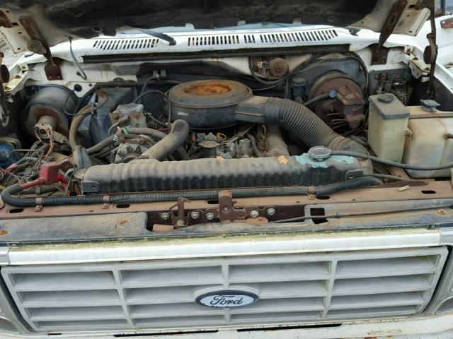 1FTHF2514GNA10574 - 1986 FORD F250 WHITE photo 7