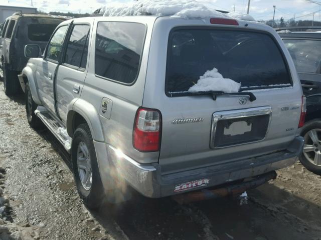 JT3HN86R029064163 - 2002 TOYOTA 4RUNNER SR SILVER photo 3