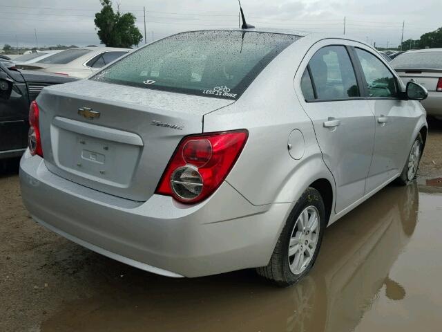 1G1JA5SH0C4200223 - 2012 CHEVROLET SONIC LS Gümüş foto 4