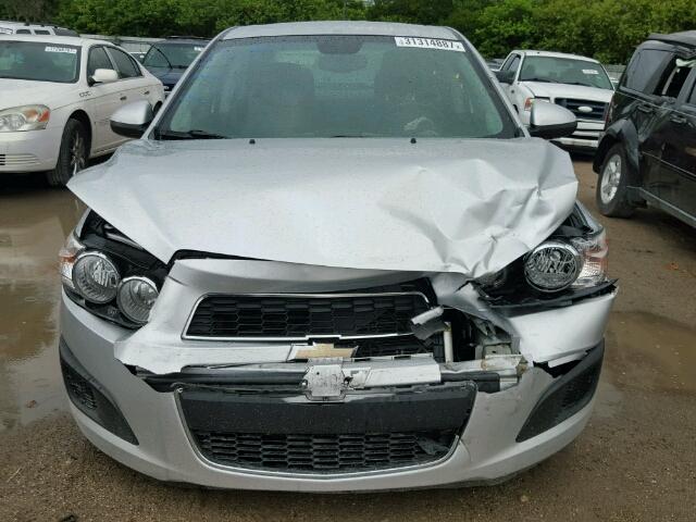 1G1JA5SH0C4200223 - 2012 CHEVROLET SONIC LS Gümüş foto 9