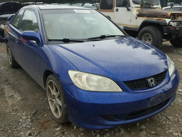 1HGEM21994L005884 - 2004 HONDA CIVIC EX BLUE photo 1