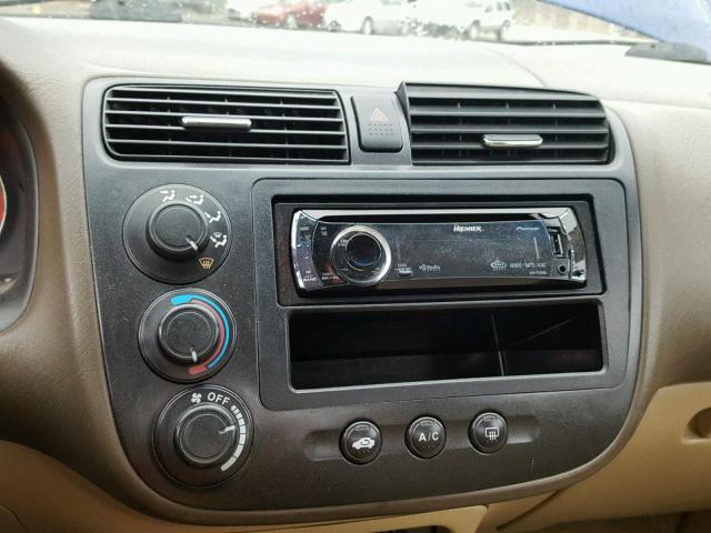 1HGEM21994L005884 - 2004 HONDA CIVIC EX ლურჯი ფოტო 9
