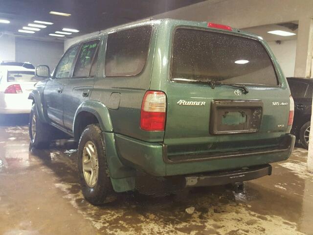 JT3HN86R5Y0320942 - 2000 TOYOTA 4RUNNER SR GREEN photo 3