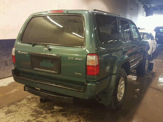 JT3HN86R5Y0320942 - 2000 TOYOTA 4RUNNER SR GREEN photo 4