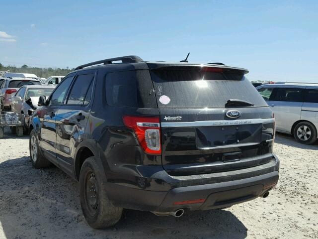 1FM5K7B83DGB77243 - 2013 FORD EXPLORER BLACK photo 3