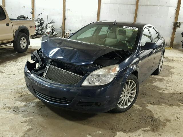 1G8ZX57779F180360 - 2009 SATURN AURA XR BLUE photo 2