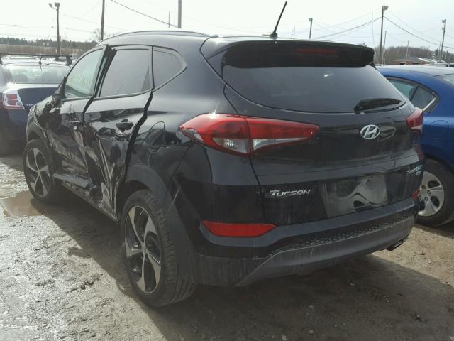 KM8J3CA23GU227002 - 2016 HYUNDAI TUCSON LIM BLACK photo 3