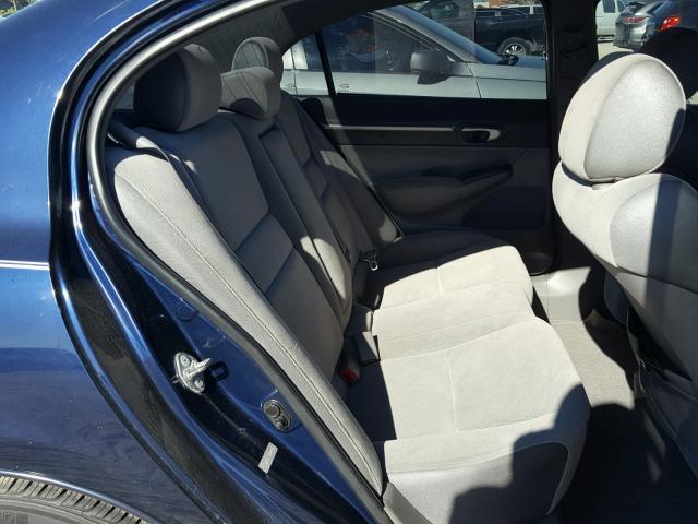 1HGFA16806L043952 - 2006 HONDA CIVIC EX ლურჯი ფოტო 6