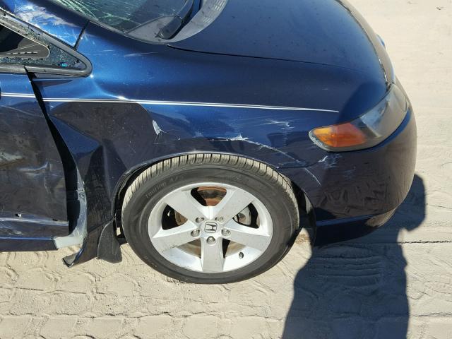 1HGFA16806L043952 - 2006 HONDA CIVIC EX ლურჯი ფოტო 9