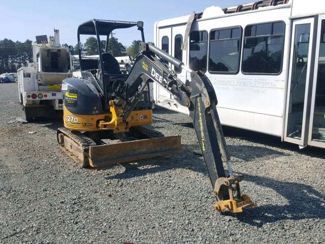 1FF027DXCDG258705 - 2014 JOHN DEERE TRACKHOE YELLOW photo 1